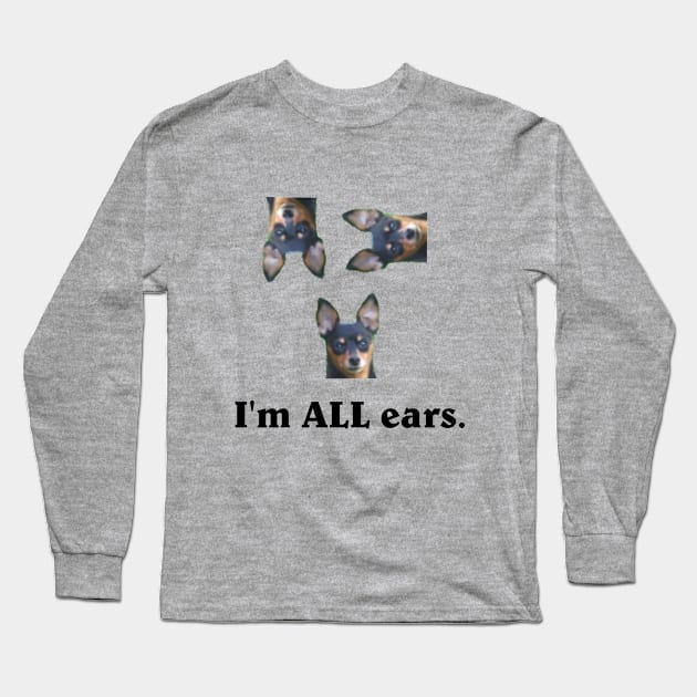 I'm all ears. Long Sleeve T-Shirt by amigaboy